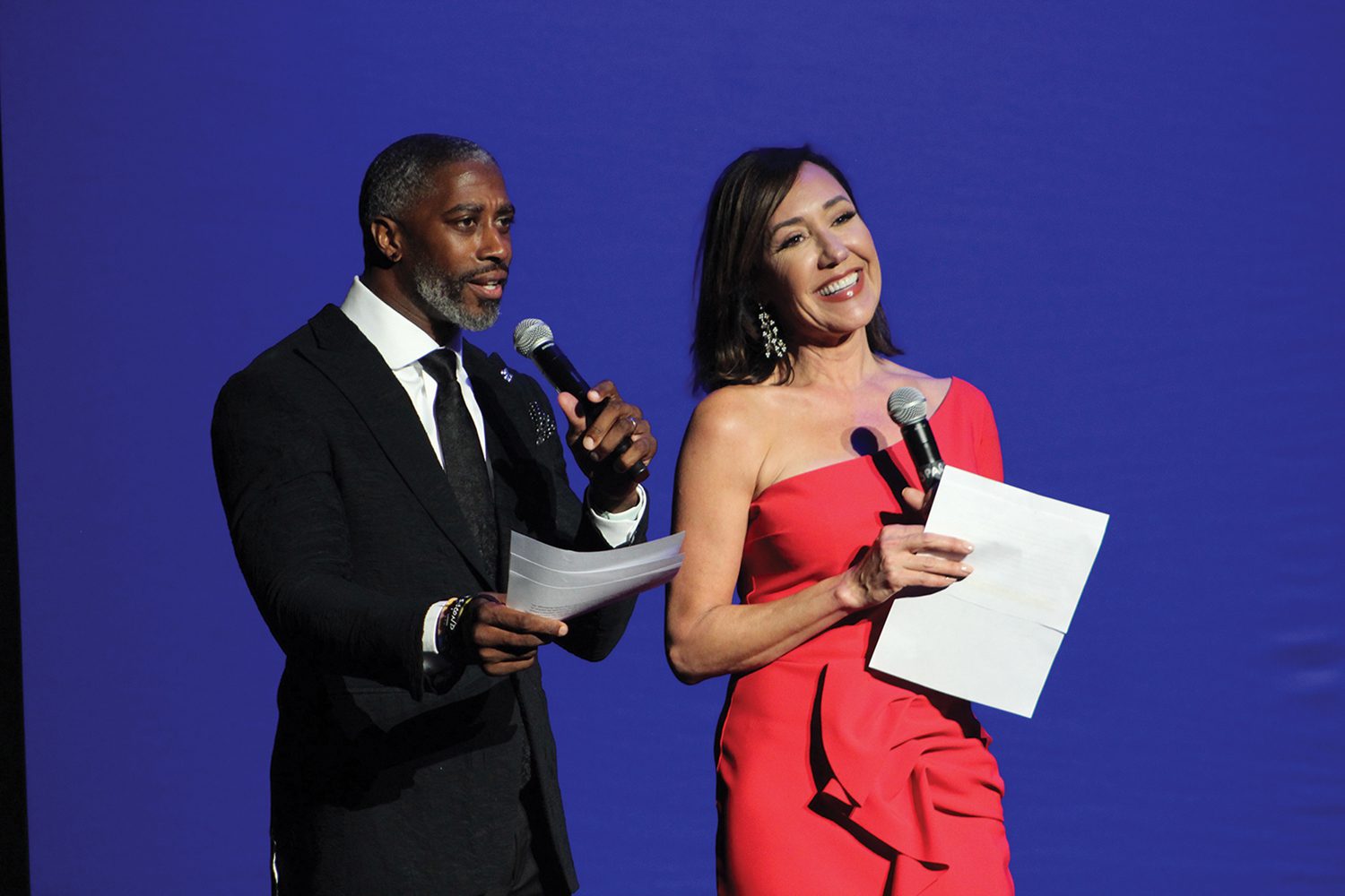 Maureen O'Boyle and Roman Harper host the Charlotte Ballet Dancing With the Stars Gala.