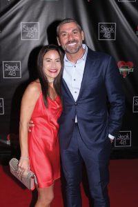 Greg and Kara Olsen attend the Heartest Yard event at Steak 48 to benefit children with congenital heart defects at Levine Children's Hospital.