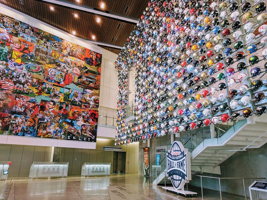 A look inside the College Football Hall of Fame in Atlanta.