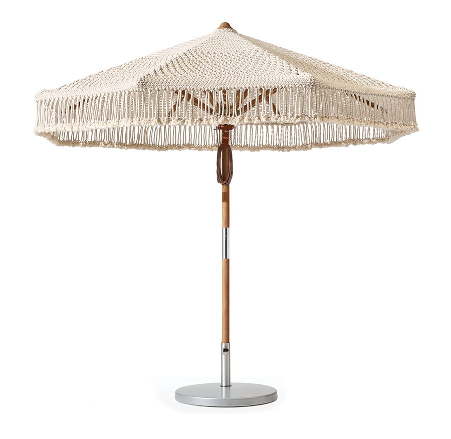 Macrame handwoven umbrella