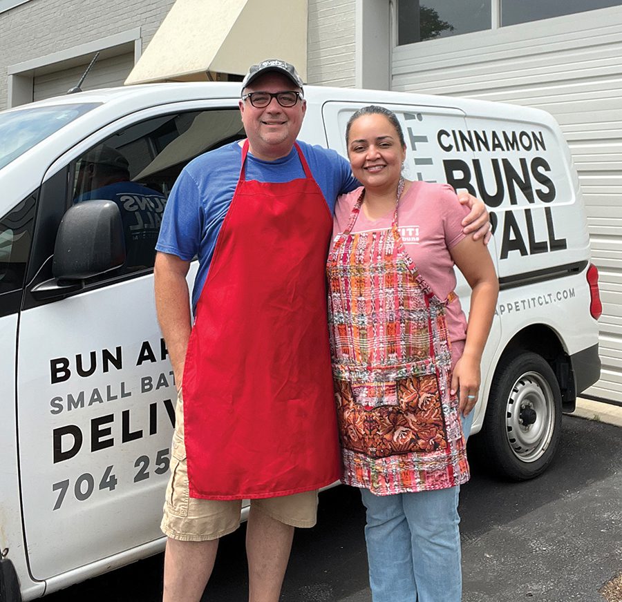 Bun Appetit owners Jay Byrd and Maria Caceres.