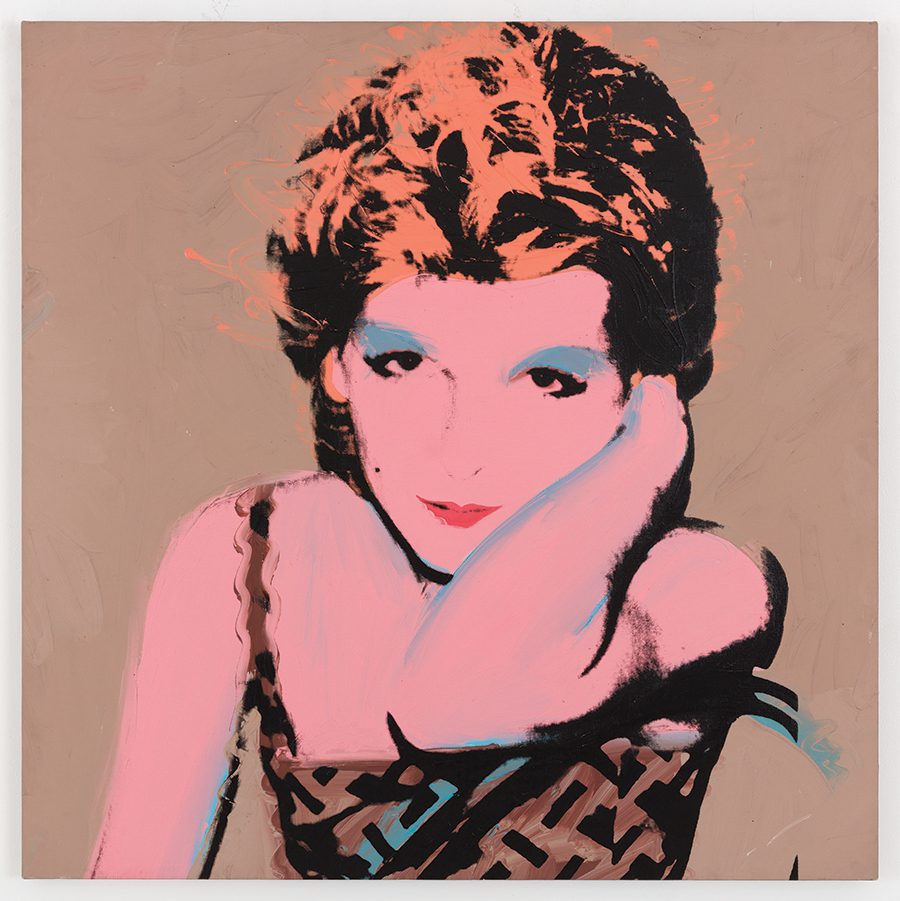 Andy Warhol's art called Marina Ferrero, 1974, silkscreen and acrylic on canvas