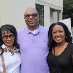 Antionette Stewart, Reggie Celestine and Pia Mellican.