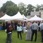 Under the tent, and under the stars.