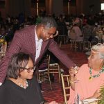 Kieth Cockrell greets friends.