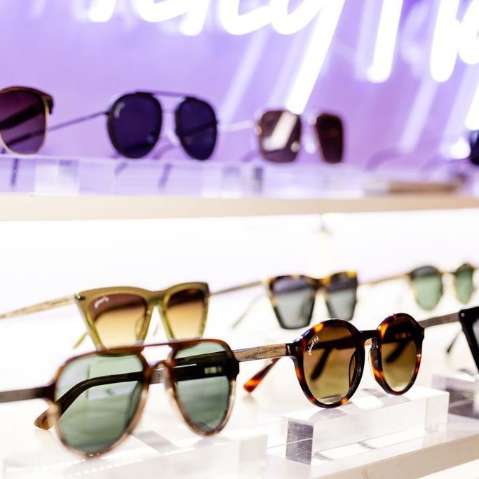 Johnny Fly sunglasses display