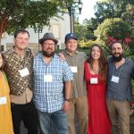 Group photo of pottery artists.