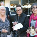 Patron, Annie Carlano and Joan Zimmerman.