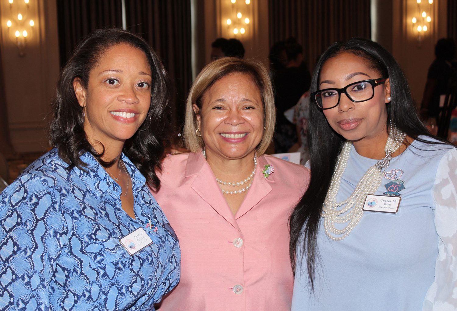 Carmen Holloway, Mayor Vi Lyles and Chanel Davis. - SouthPark Magazine