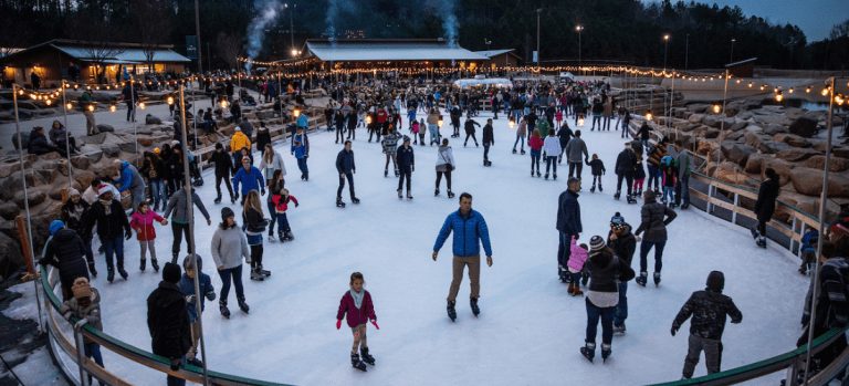 Ice skating at Whitewater Center