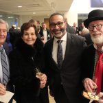 Sam McMahon, Caroline McMahon, Daniel Lugo and patron.