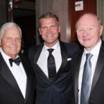 Rick Hendrick, Clint Bowyer and patron.