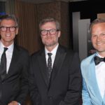 Ray Evernham, Dale Earnhardt Jr. and Marcus Smith.