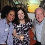 Senta Harvery, Jenny Tolson and patron.