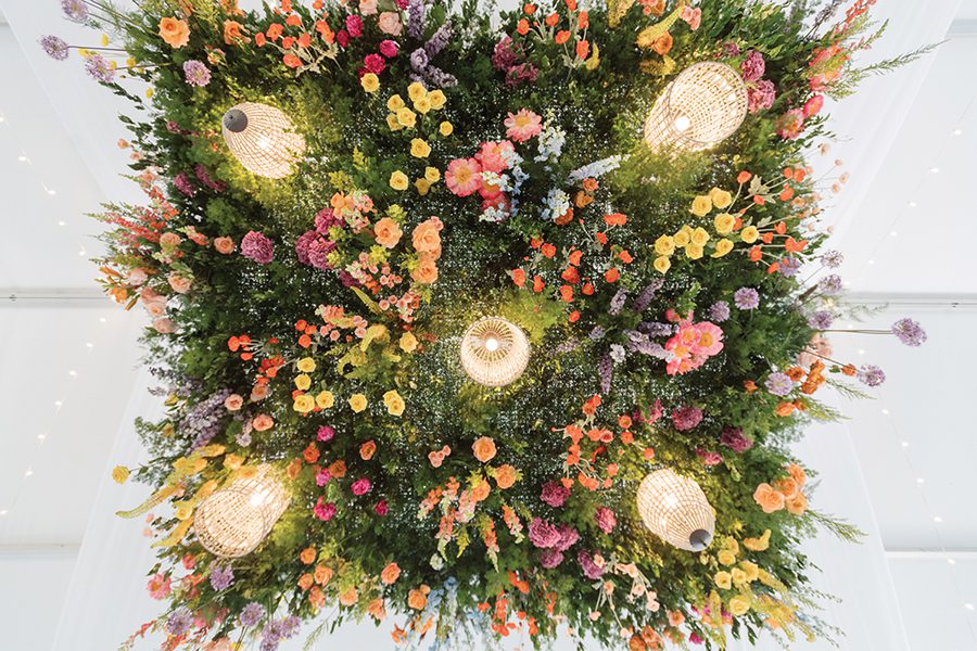 Floral design by Vintage Soul Floral at VanLandingham Estate in Charlotte