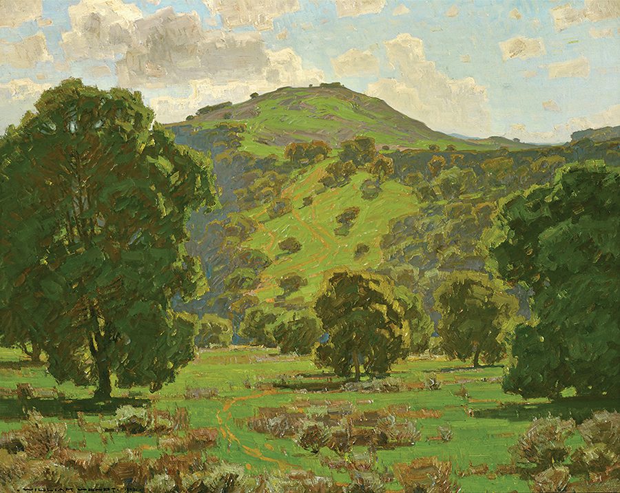  William Wendt, Along the Arroyo Seco, 1912, Oil on canvas, 40 x 50 inches. Gift of Class of Summer 1924