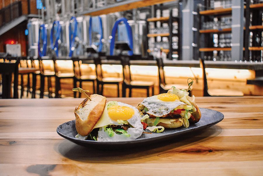 Food from Trolley Barn Fermentory and Food Hall