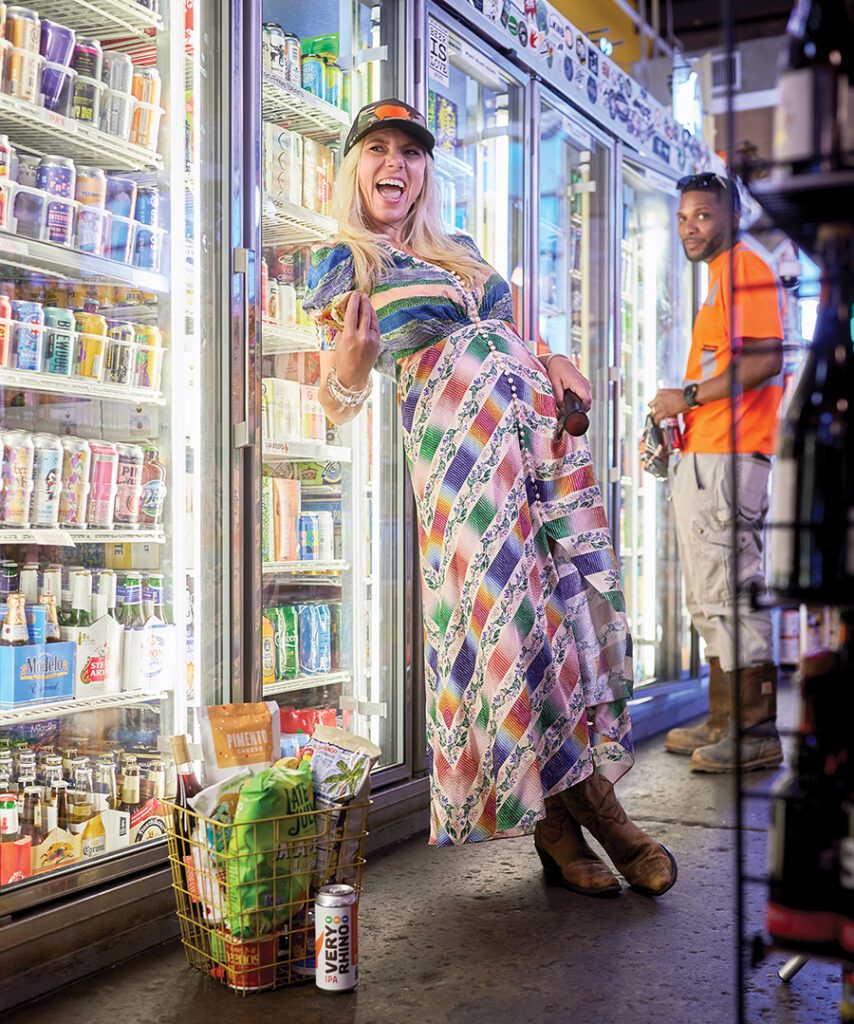 Molly Grantham inside Rhino Market & Deli in Wesley Heights.