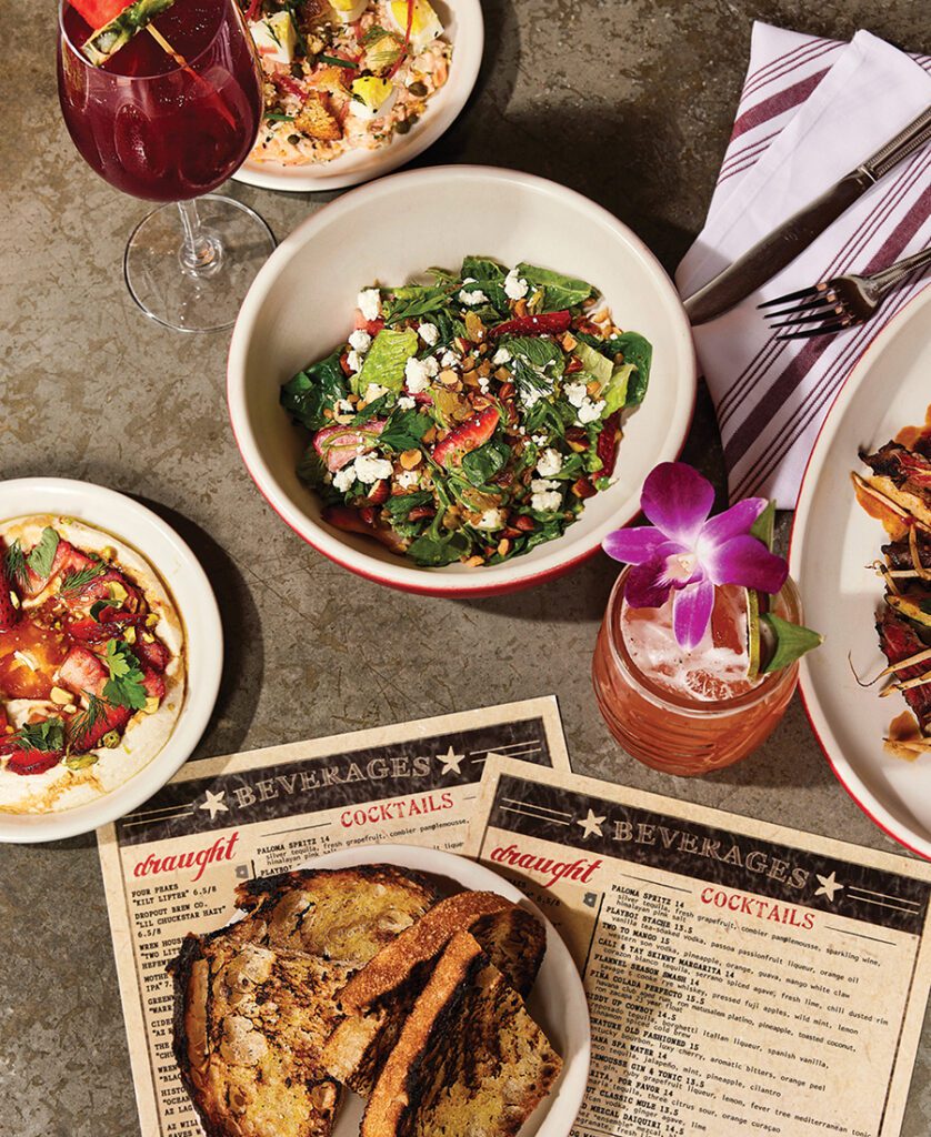 menu items from Culinary Dropout in Charlotte, N.C.