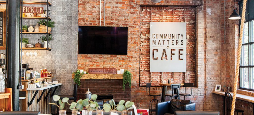 Community Matters Cafe near uptown Charlotte.