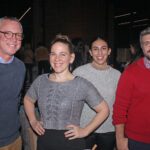 Ben Kinney with vendors and sponsors.