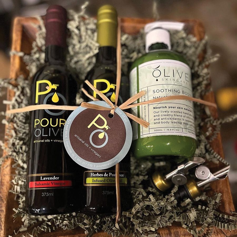 Gift sets from Pour Olive