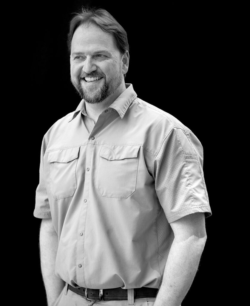 a black and white photo of Seagrove pottery Ben Owen III