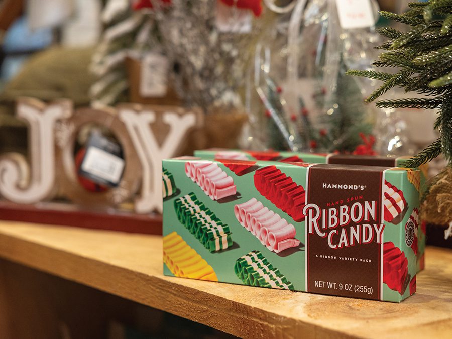 The counter is filled with candies at The Candy Factory in Lexington, N.C.