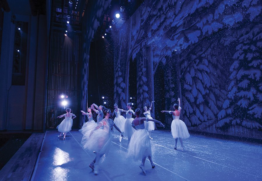 Dancers on stage during Charlotte Ballet's The Nutcracker