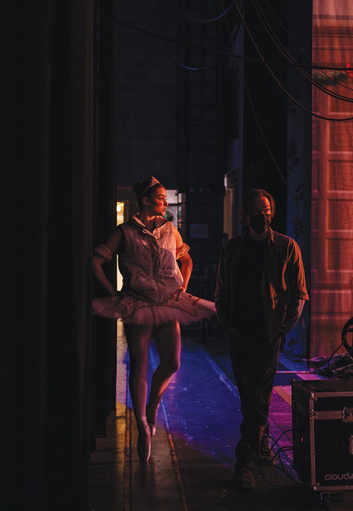 Waiting backstage at Charlotte Ballet's The Nutcracker