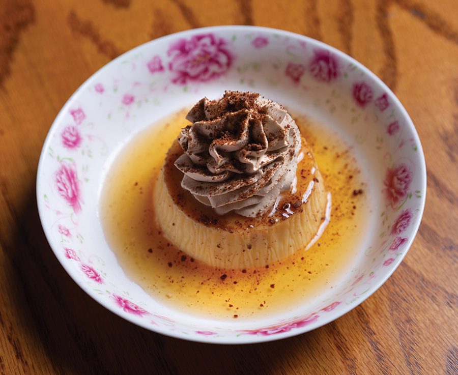 The flan at Customshop