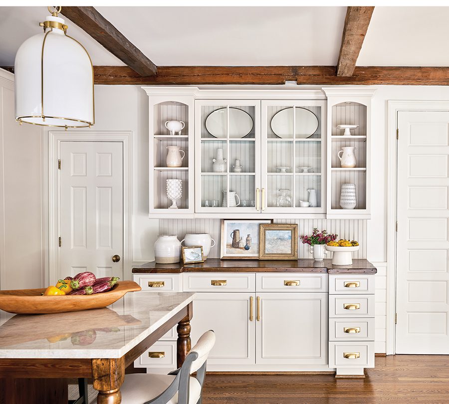 Designer Kendra White kitchen cabinets