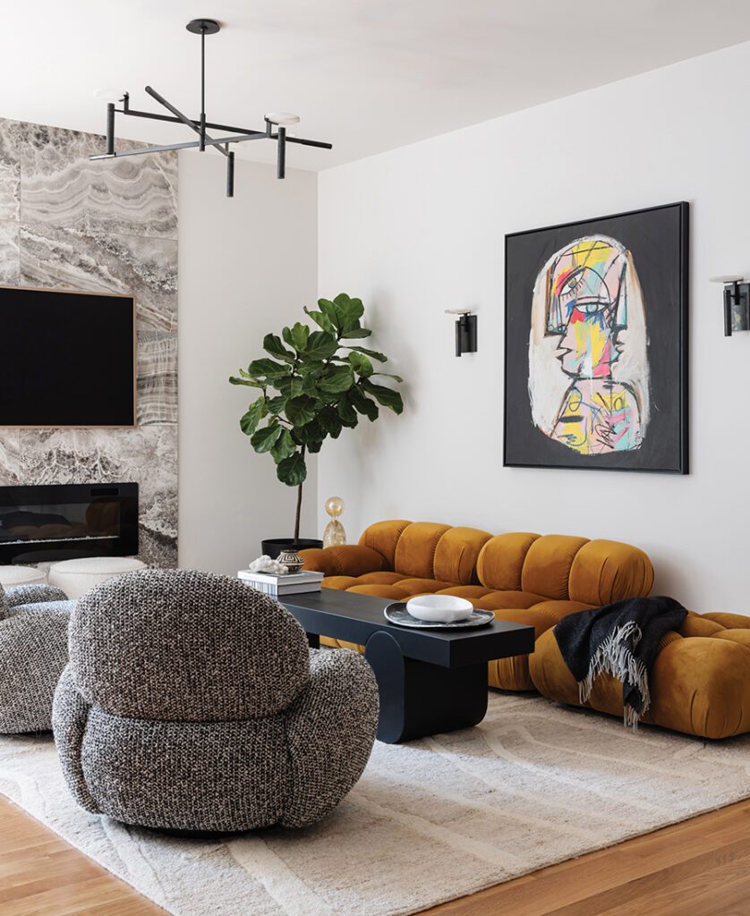 House of Nomad designed Oakhurst home: living room