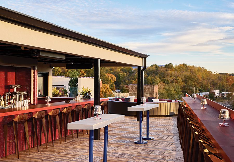 The Roof at The Radical in Asheville North Carolina