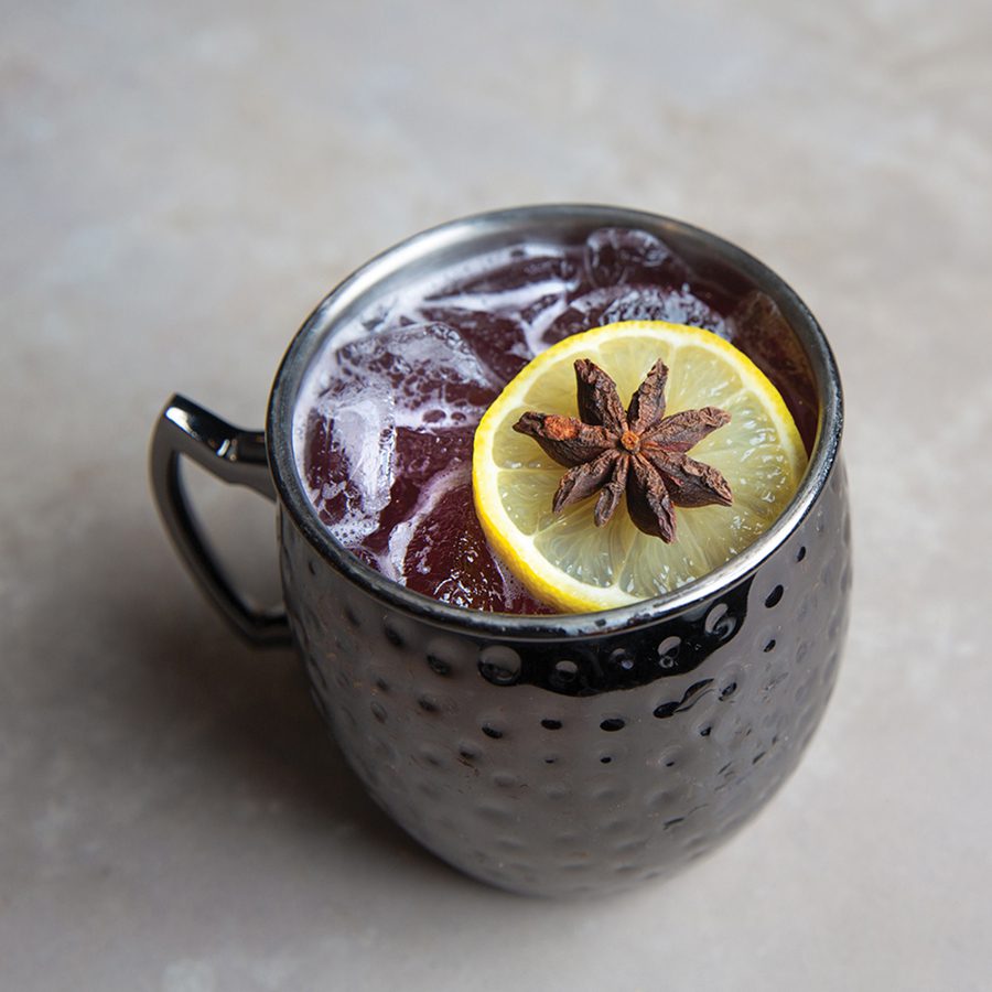 A cocktail from The Fox & Falcon restaurant in Charlotte's SouthPark neighborhood.