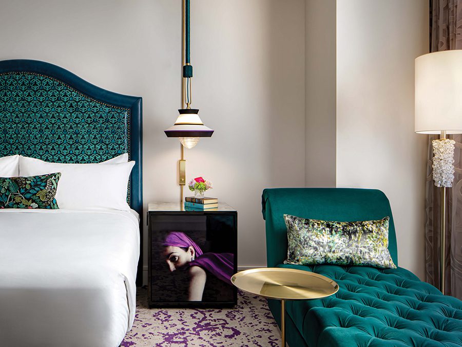 The Grand Bohemian hotel guestroom