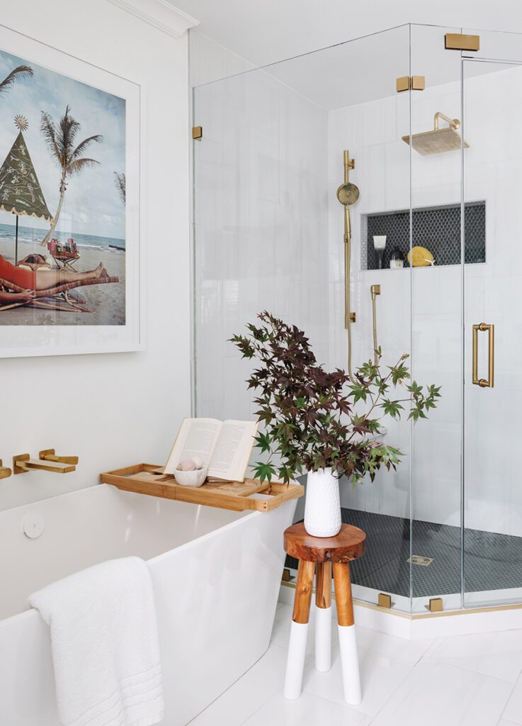 Myers Park home primary bathroom