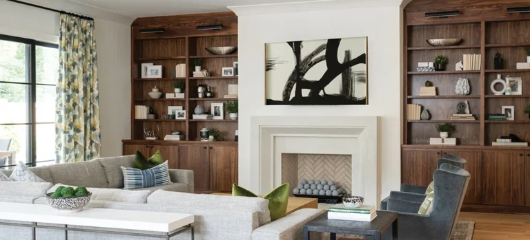Charlotte architect Alison Hall’s LoSo home, living room