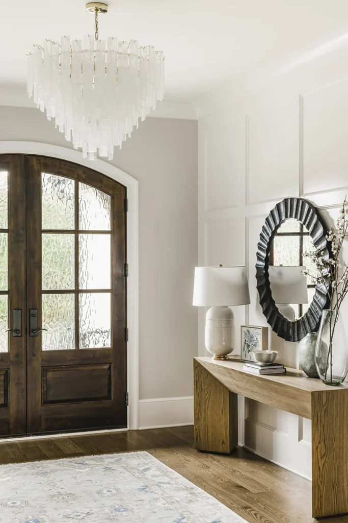 Jena Bula of Delphinium Design, Longview project: entry doors