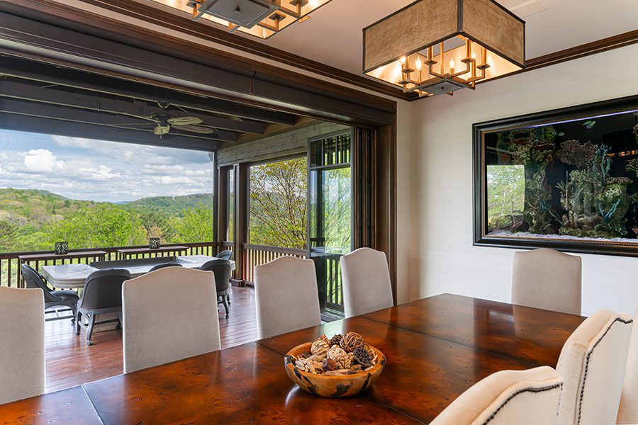 Asheville luxury home with mountain views