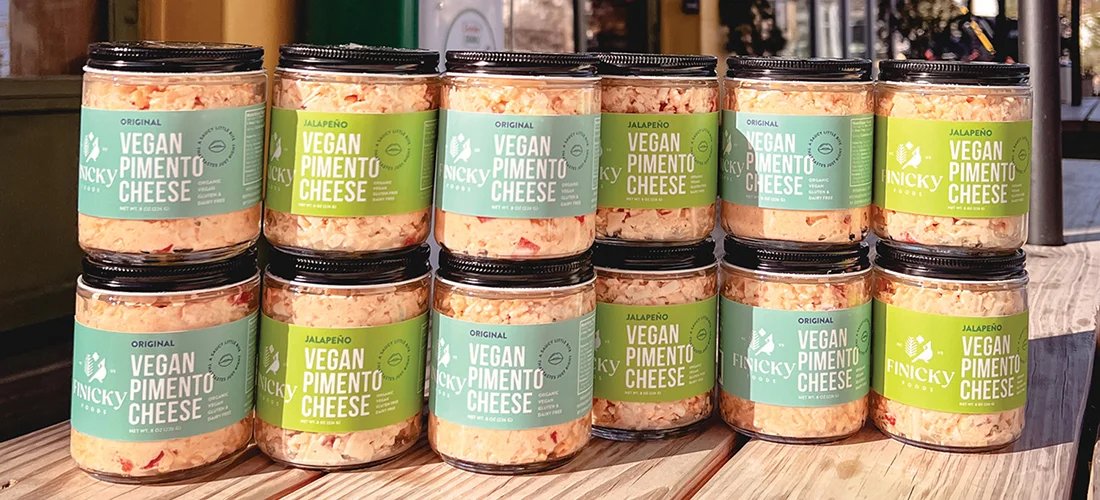 Finicky Foods pimento cheese containers