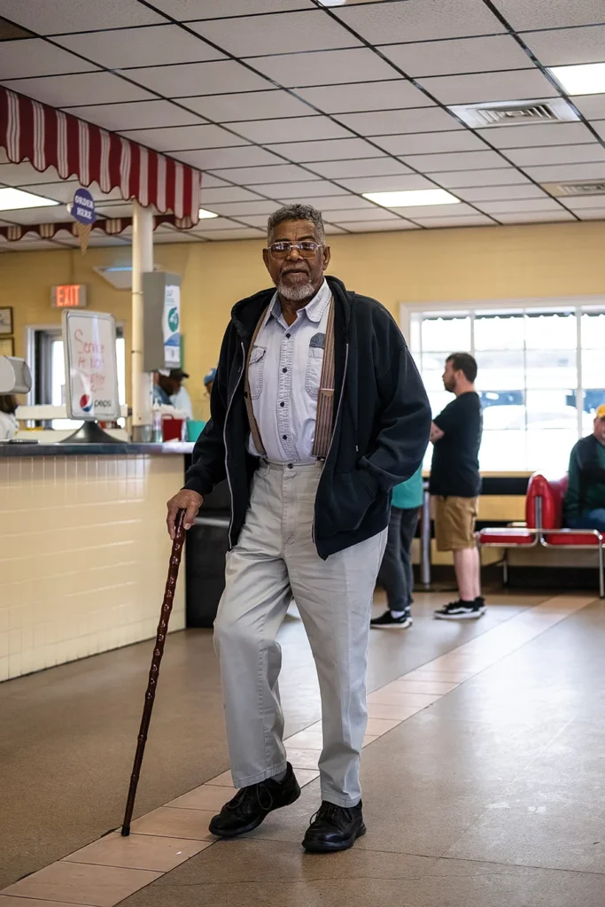 Tony's Ice Cream patron