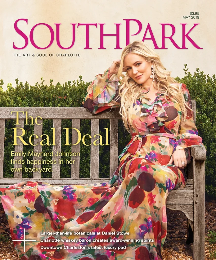 Emily Maynard Johnson lit up the cover as SouthPark debuted a new look, May 2019