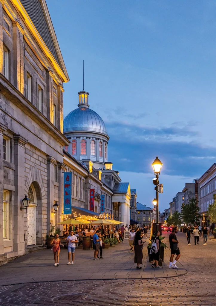 Old Montreal street scene