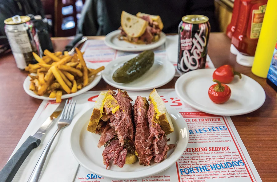 Schwartz’s Deli in Montreal