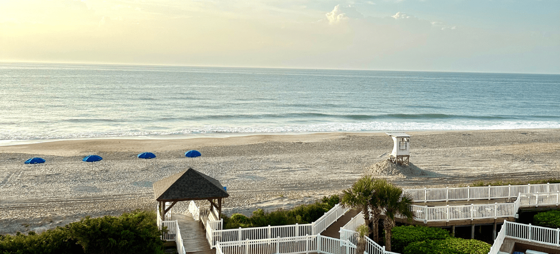 View from Lumina Hotel at Wrightsville Beach, N.C.