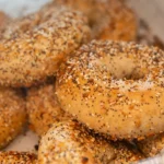 New York Old School Bagel & Deli's everything bagels