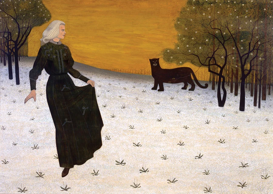 Carroll Cloar (1913-93). A Story Told by My Mother, 1955, casein tempera on Masonite. Memphis Brooks Museum of Art, Memphis, TN. Bequest of Mrs. C.M. Gooch. 80.3.16 © Estate of Carroll Cloar. Courtesy the Mint Museum.