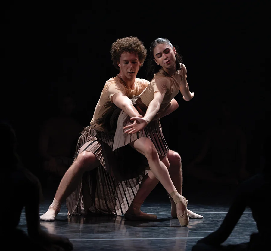 Charlotte Ballet’s Luke Csordas and Evelyn Robinson in From Africa With Love
