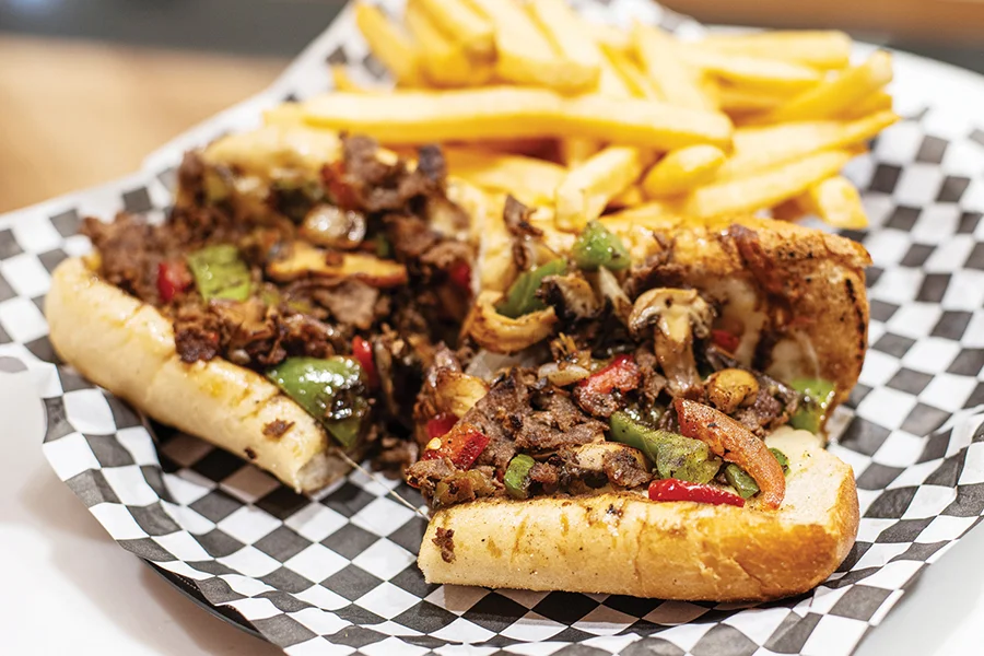 Aurthur's Restaurant cheesesteak sandwich